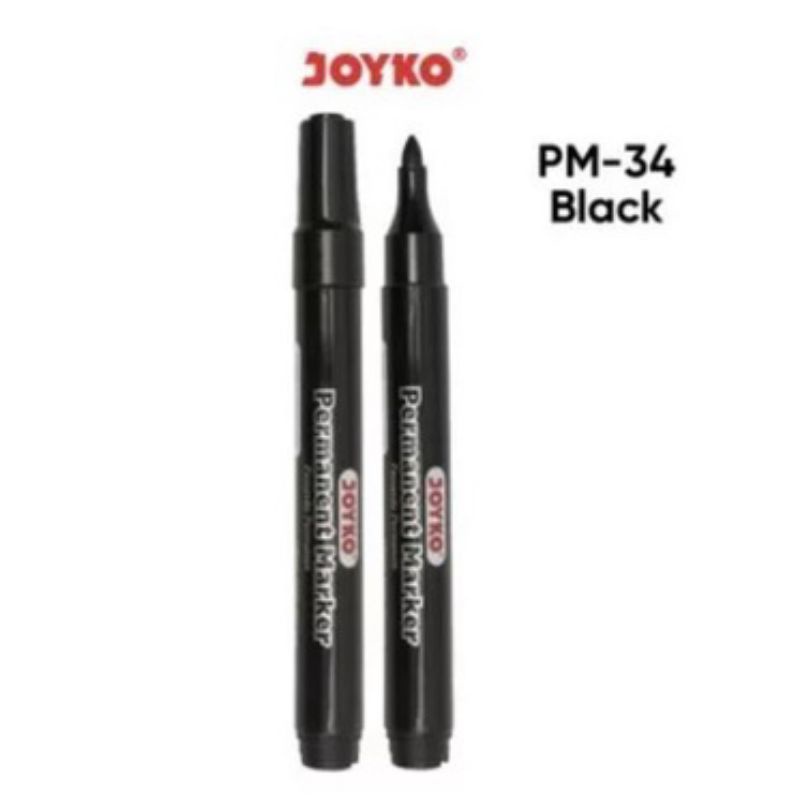 

Spidol Permanent Joyko PM-34 ( 1pak/12pcs )