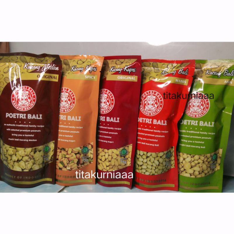 Poetri Bali Kacang bali Kacang kapri 75 gr