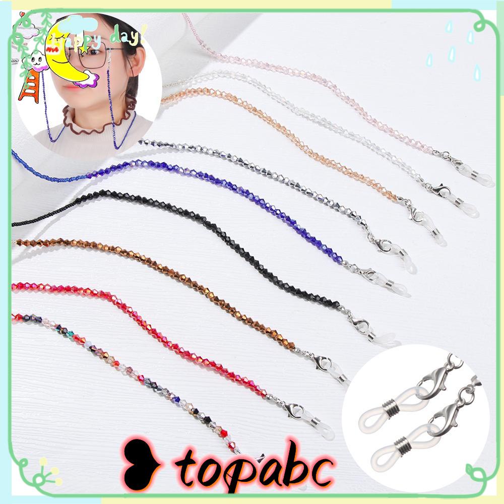 Top Rantai Kacamata Extender Hiasan Kristal Untuk Wanita