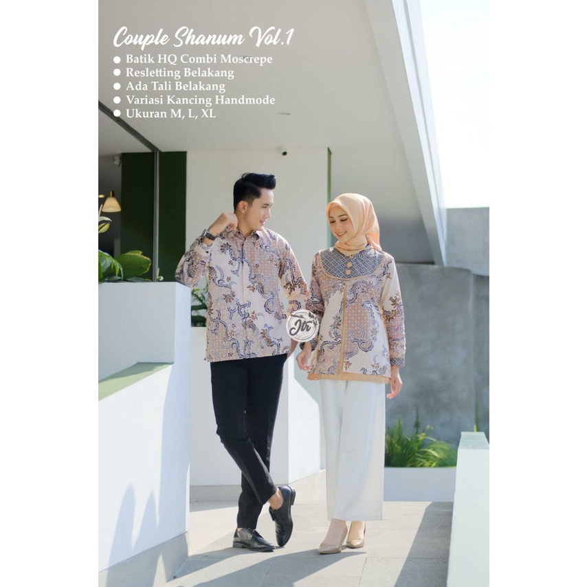 Baju Batik Wanita Modern Atasan Blouse Batik Kerja Kantor Wanita Motif Milea