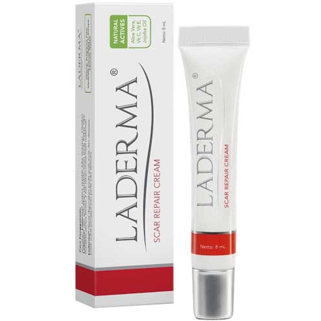 Laderma Scar Repair Cream Krim Penghilang Bekas Luka 8ml