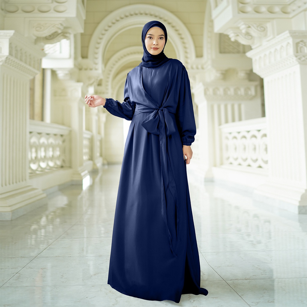 Gamis Maxy Gaudy Ikat pinggang Shakila DEMORE