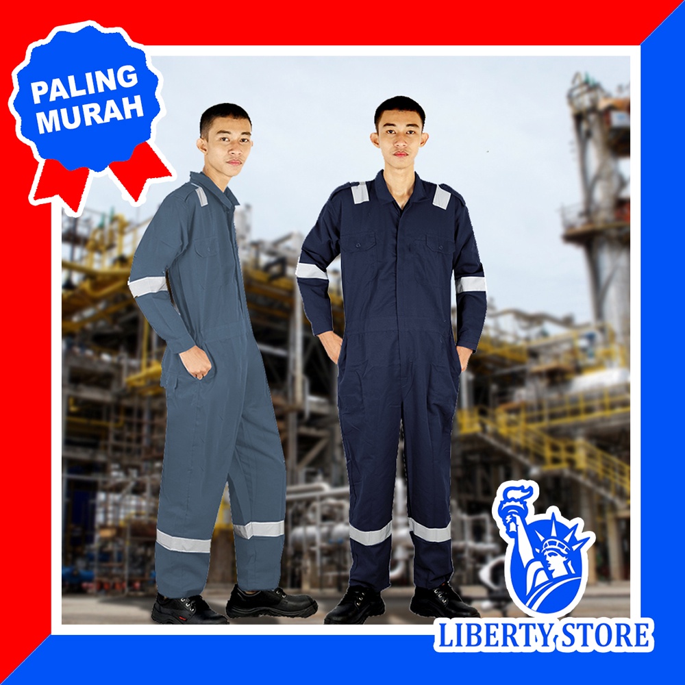 Werpak Safety Coverall Baju Kerja Proyek DBEST