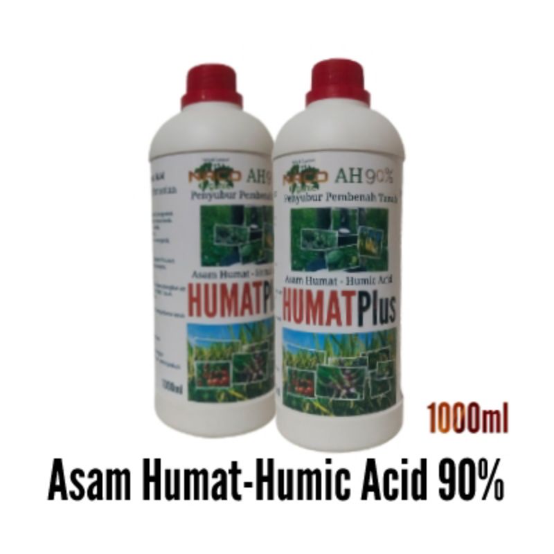 Asam Humat Cair Humic Acid 90% Pupuk Organik Pembenah Tanah Asam Humat Cair, Asam Humat Cair 1ltr