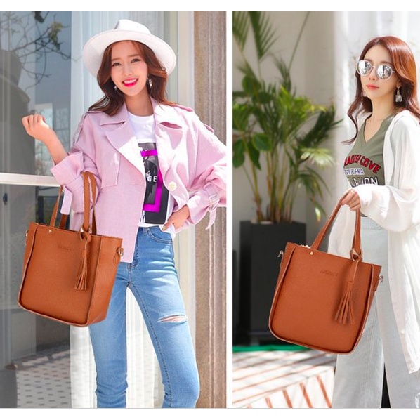 Amadela Story - MILLY Tas Set all in 4 in1 Tas Fashion Wanita termurah Tas Murah Tas Selempang