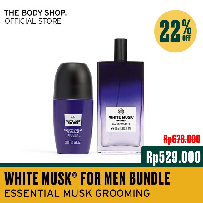 The Body Shop Fresh All Day White Musk For Men Bundles