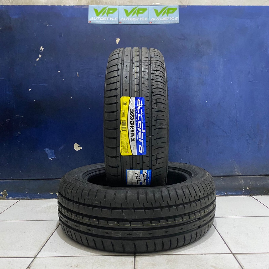 Ban Tubles Murah R16 Ukuran 205 50 R16 Bukan Ban Dunlop 205/55 R16 Ban Mobil Murah Ban ACCELERA PHI-R 205 50 R16 Toko Ban Mobil Jakarta Utara