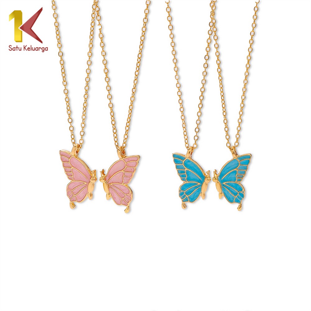 Satu Keluarga Kalung Couple Magnet 2 PCS K121 Kalung Pasangan Pria Wanita Couple Necklace Kalung Cou