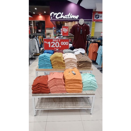 Kaos Polo Shirt / Kaos Kerah Pria / Kaos lengan pendek / Ramayana Sidoarjo