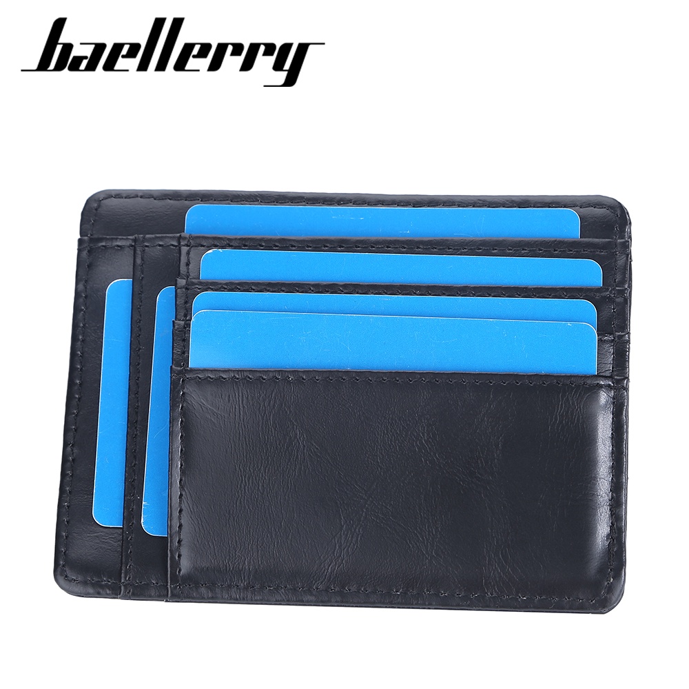 BAELLERRY K9295 Dompet Kartu Pria Bahan Kulit PU Leather Premium WATCHKITE WKOS