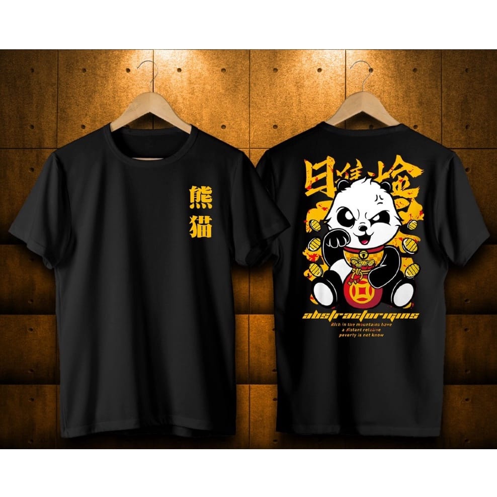 AFI - EC - Kaos Oversize Wanita Rich Panda (LD 106, P 65)