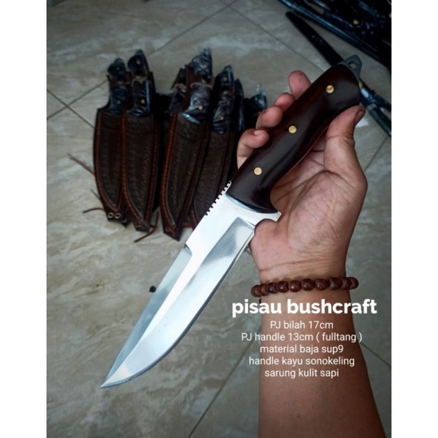 Pisau hunting survival bowie