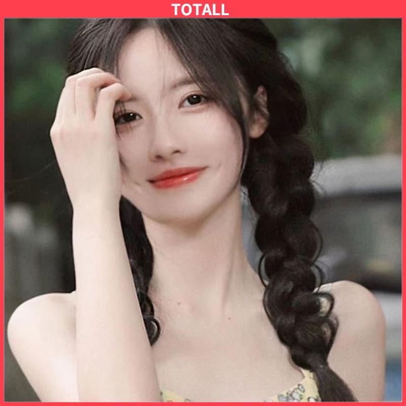 COD Wig Rambut Palsu Synthetic Braids Colorful Korea Fashion Gaya Untuk Wanita-Totall