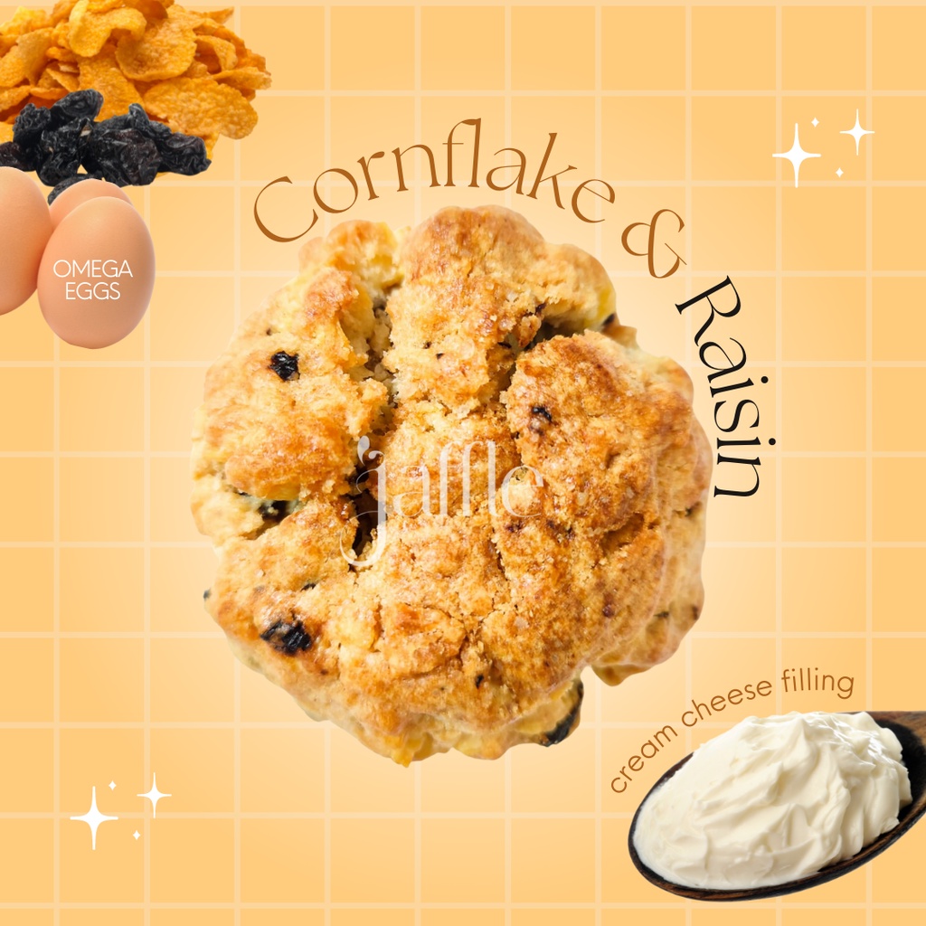 

Cornflake & Raisin Cookies - Jaffle Giant Cookies