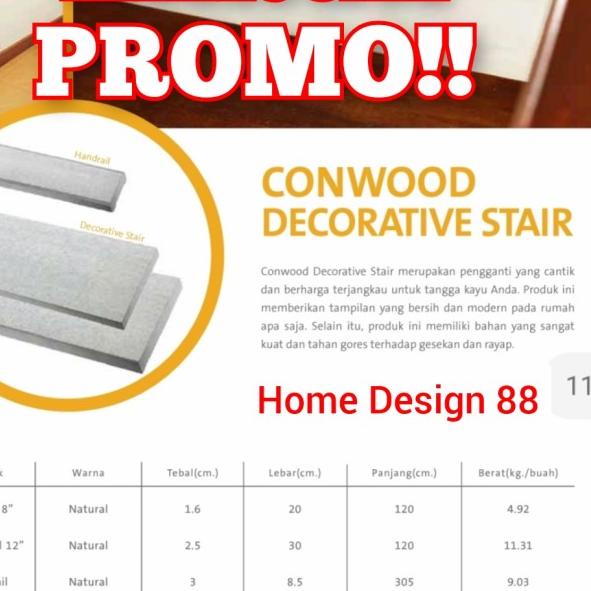 Conwood Stair / Tangga - Vertikal 8"