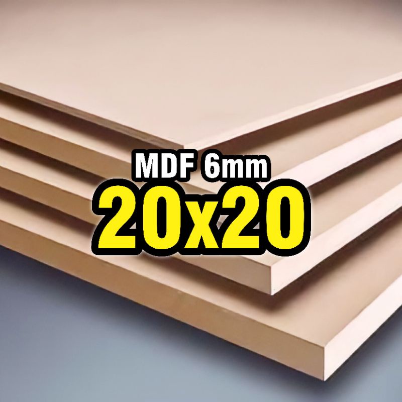 

Papan MDF Murah Ukuran 20x20 Tebal 6mm