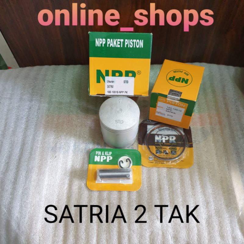 Paket piston kit seher npp satria 2 tak oversize os 125 150 175 200