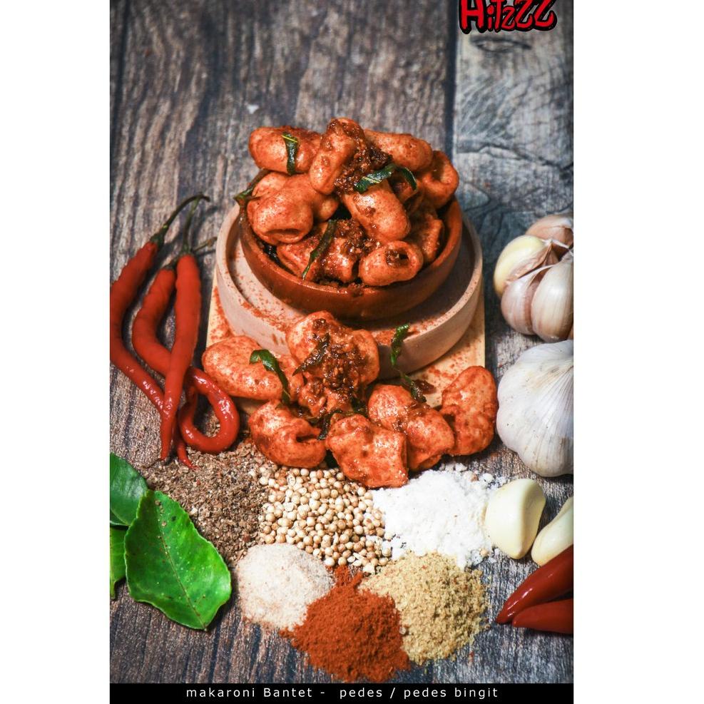 

ㅚ (PROMO TERBATAS) Makaroni Bantet KEMASAN BOX 750ML BUMBU REMPAH ASLI rasa Asin, Pedas & Pedas Banget ル