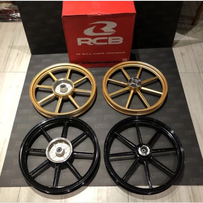 Pelek veleg velek velg racing boy rcb palang 8 ukuran 17 160 186 jupiter mx jupiter z vega r