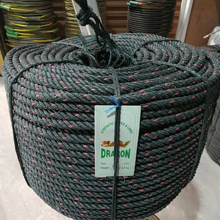 tali nilon hijau 7 mm 8mm tali tambang hijau