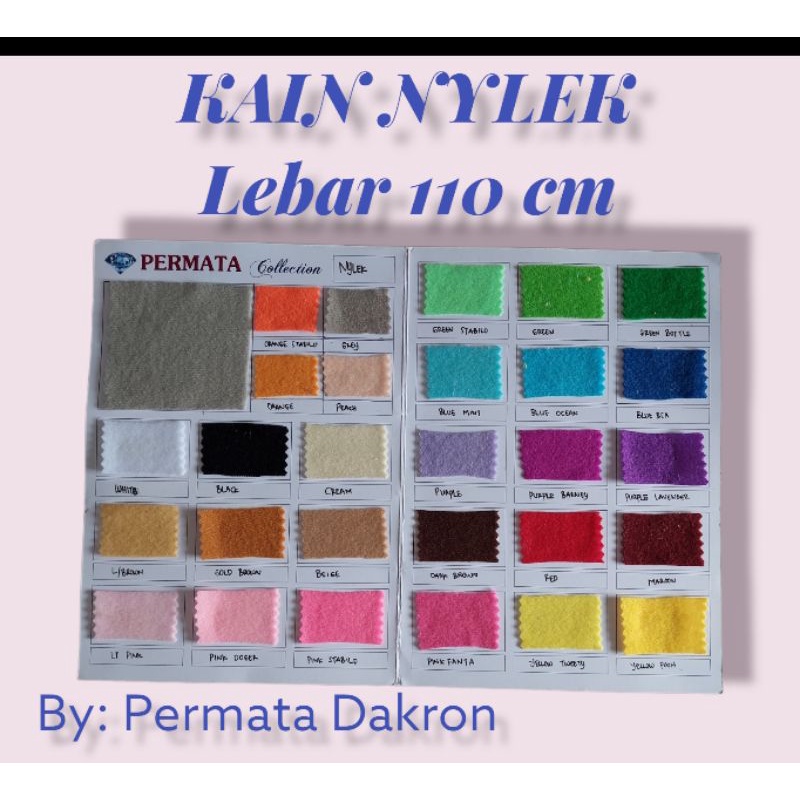 Kain Nilex/Kain Boneka/Kain NYlex (50 cm x 110 cm)