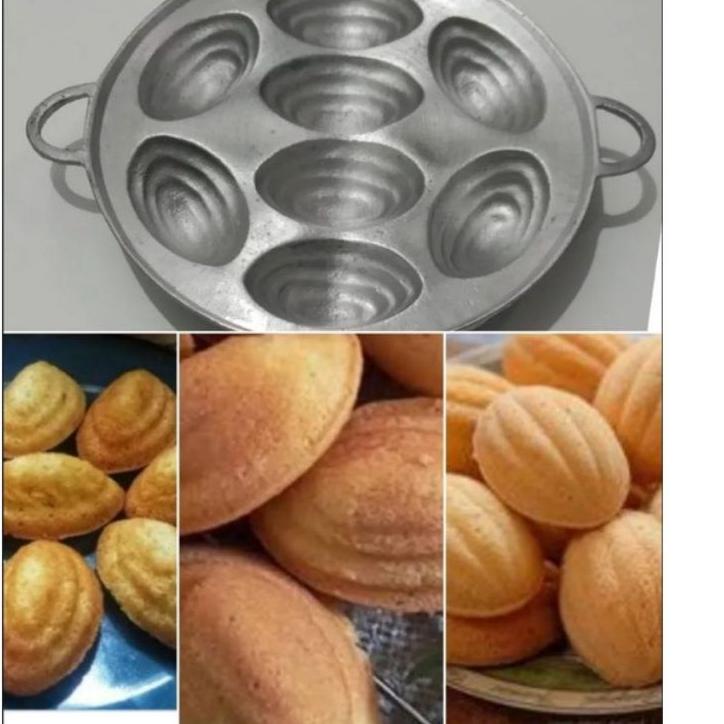 Chekout Free Sutil Cetakan Kue Cubit Cetakan Telor Congkel Bahan Cor Kokoh Anti Lengket
