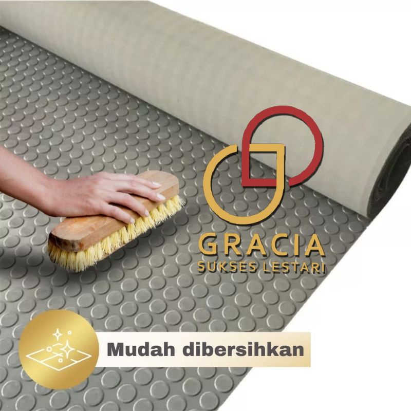 KARPET ANTI SLIP PVC COIN MAT MULTIGUNA ALAS LANTAI KOIN METERAN