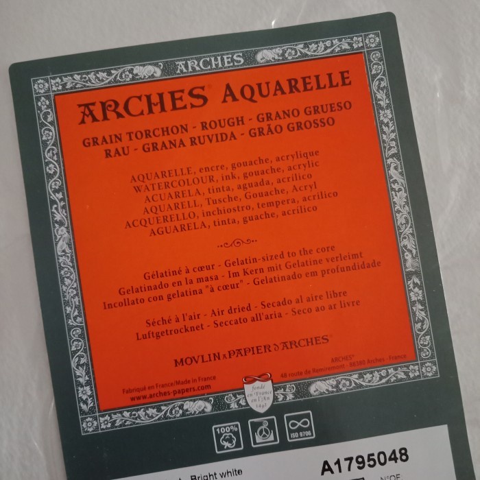 Arches Rough 300 gsm Watercolor Paper