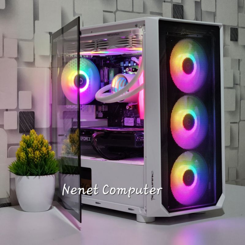 PC Rakitan Gaming Core i5 10400F | RTX 3050 8GB | 16GB DDR4 | NVMe | LED 24inch