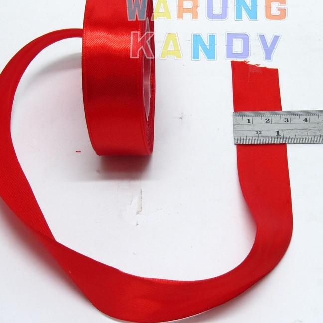 

Pita Saten 1" 25Y Merah Cabe 4 - PAK