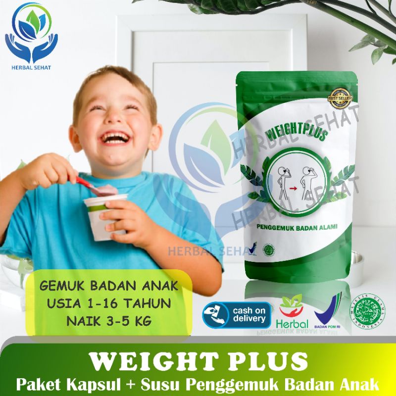 WEIGHT GAINER KIDS penggemuk badan khusus anak maksimal usia 2-16 tahun