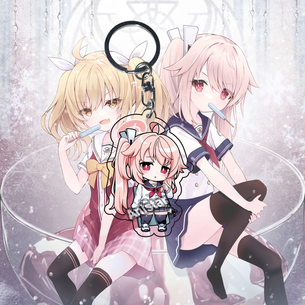 Gantungan Kunci Blue archive Yutori Natsu 01 - Key Chain - Souvenir - Ganci Anime - Game - Keychain 