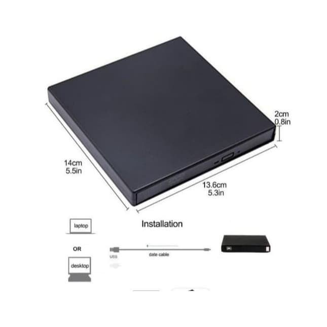 DVD RW External M-Tech Ultra slim USB 2.0 Optical Drive Mtech Dvd RW