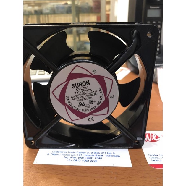 FAN AC 12CM 220VOLT SUNON KIPAS COOLING AC 220V