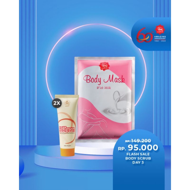 Paket 1 Body Mask 500 gr 2 Bust Cream