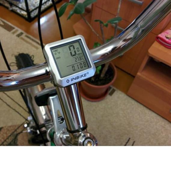 Inbike Speedometer Sepeda 14 Function LCD Display Bicycle