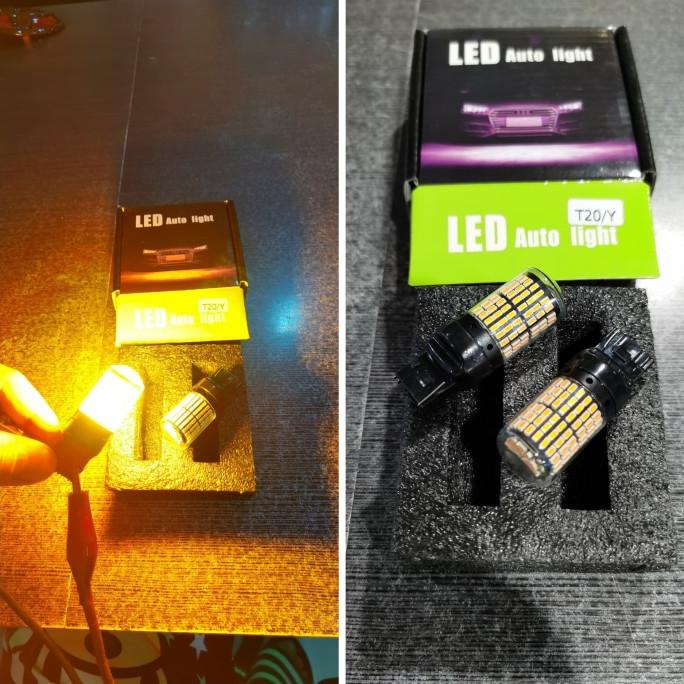 Led T20 (gepeng) isi 2pcs / led 144 super bright led ritting sein