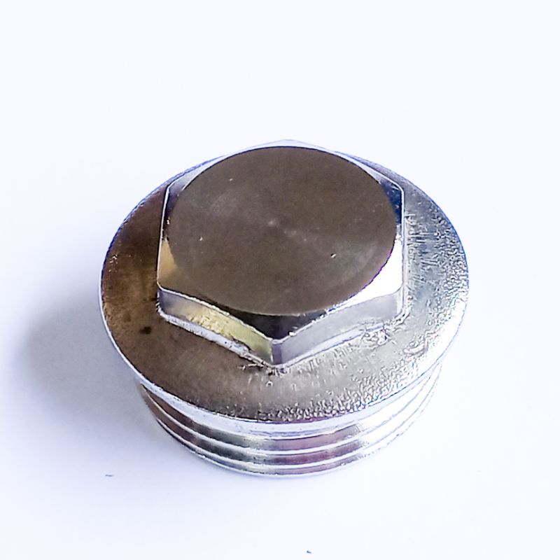 Plug / Dop stainless drat luar 1/2&quot; inch