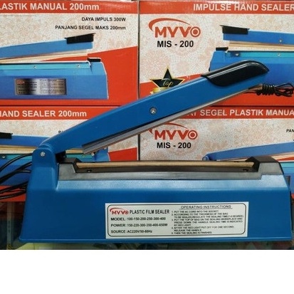 

Press Plastik MYVO MIS-200 Impulse Sealer / Alat Press Plastik Jilid/Laminating