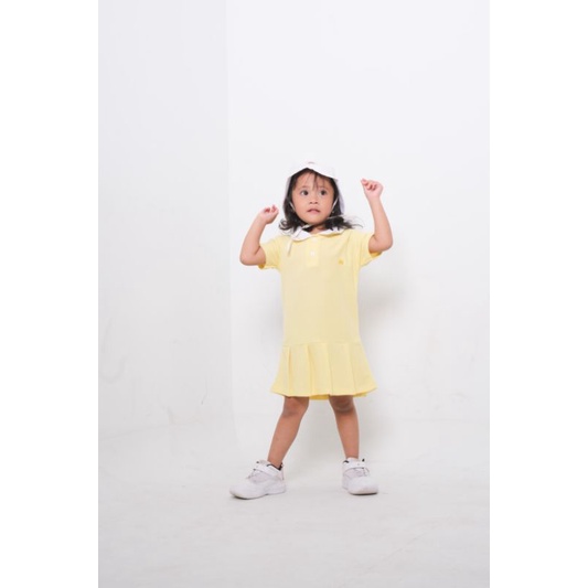 CHARLOTTE DRESS - Promo 10.10 Tenis Dress Golf Anak Wangki kaos simpel Anak Bayi Baby Kids Cewek Perempuan cotton Murah1 2 3 4