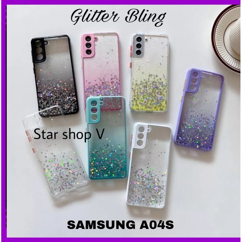 Luxury Case Samsung A04s Gliter Bling Sofcase Casing Samsung A04s A04 S