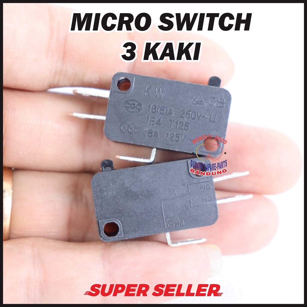 MICRO SWITCH 3 PIN | 3 KAKI | TIGA KAKI RICE COOKER MAGICOM | SAKLAR KECIL OTOMATIS