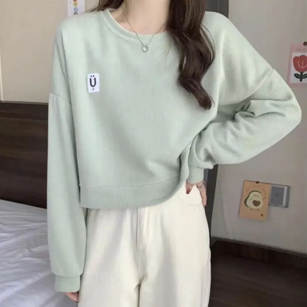 YOONA SWEATER OVERSIZE FLEECE PREMIUM SWEATER CASUAL KOREAN STYLE