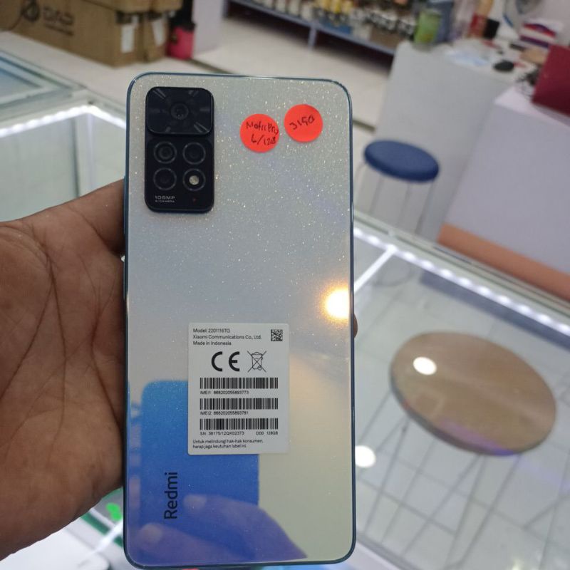 redmi  note 11 pro 6/128 second riel