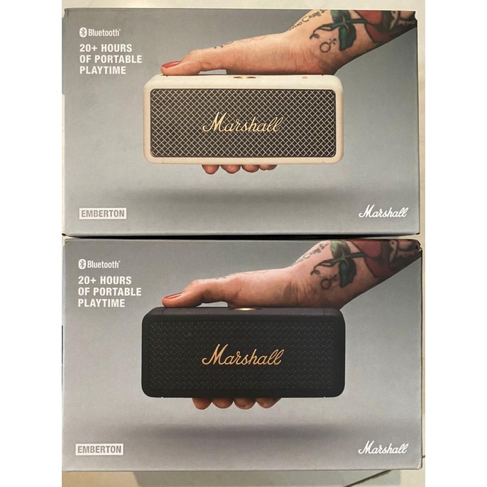 MARSHALL EMBERTON SPEAKER BLUETOOTH PORTABLE WIRELESS ORIGINAL SPEAKER BRG56456ER