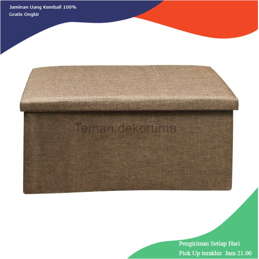 TD - PR TaffHome Sofa Kotak Penyimpanan Barang Foldable Storage Container - H031