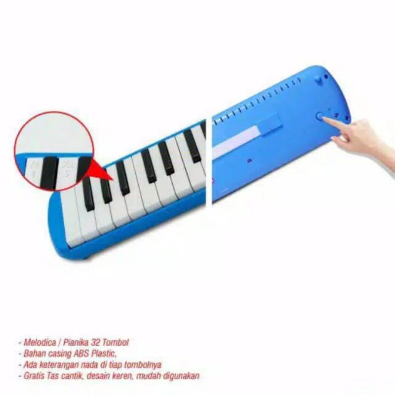 Alat Musik Pianika Murah / Pianika Murah / Pianika Bagus / Pianika / Pianika Biru