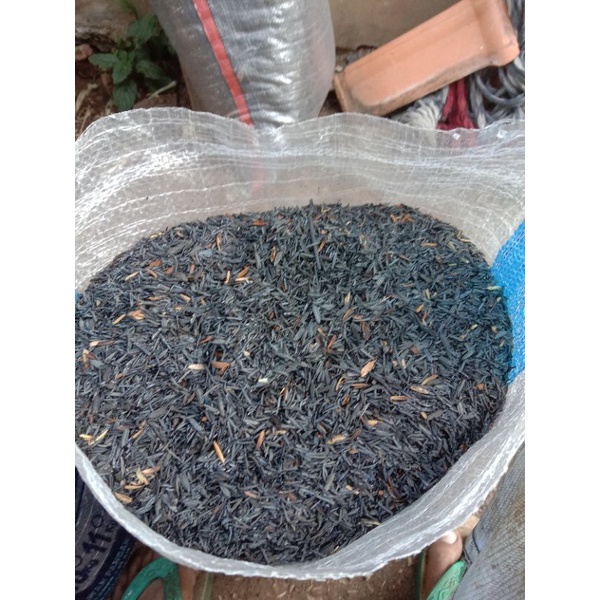 arang sekam / sekam bakar per karung 25kg