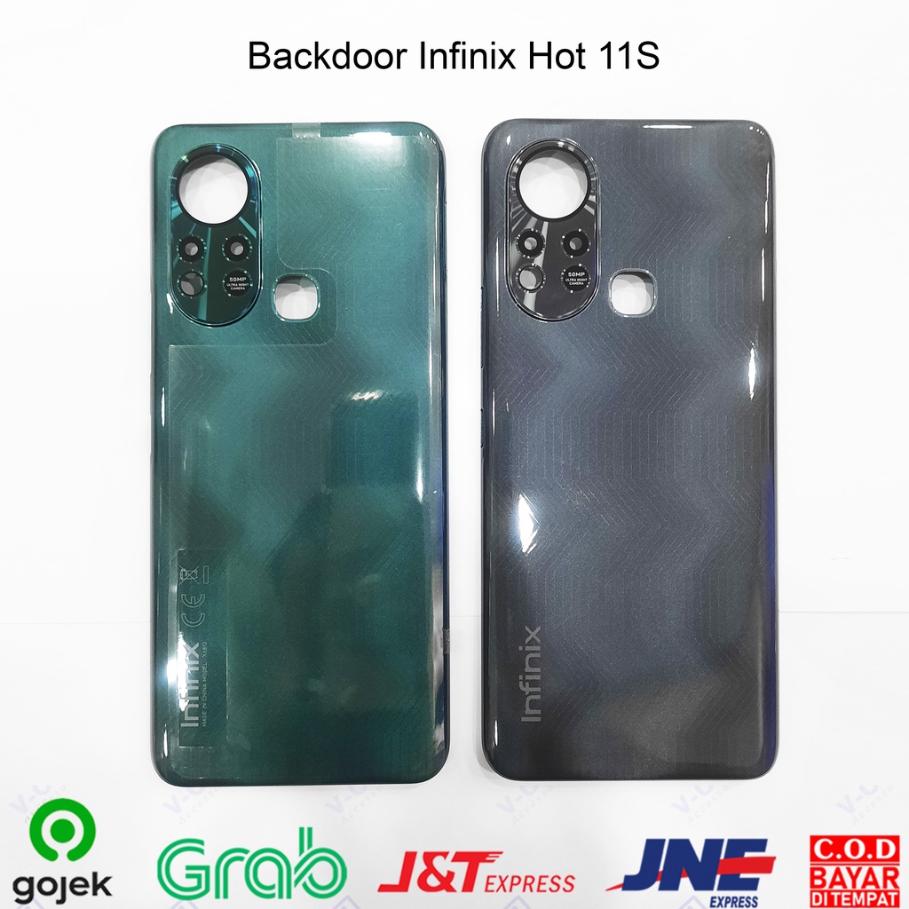 BACKDOOR INFINIX HOT 11S + ANTENA TUTUP BATERAI CASING BELAKANG