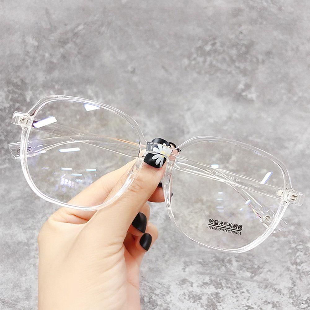 Lily Kacamata Anti-Cahaya Biru Pria Wanita Portabel Pelindung Mata Ultra Ringan Frame
